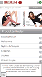 Mobile Screenshot of nylons-strumpfhosen-shop.de